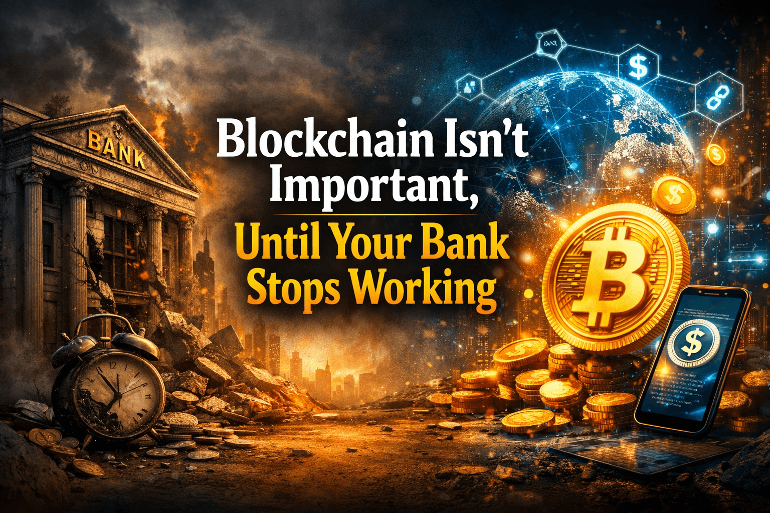 Blockchain Isn't Important, Until Your Bank Stops Working